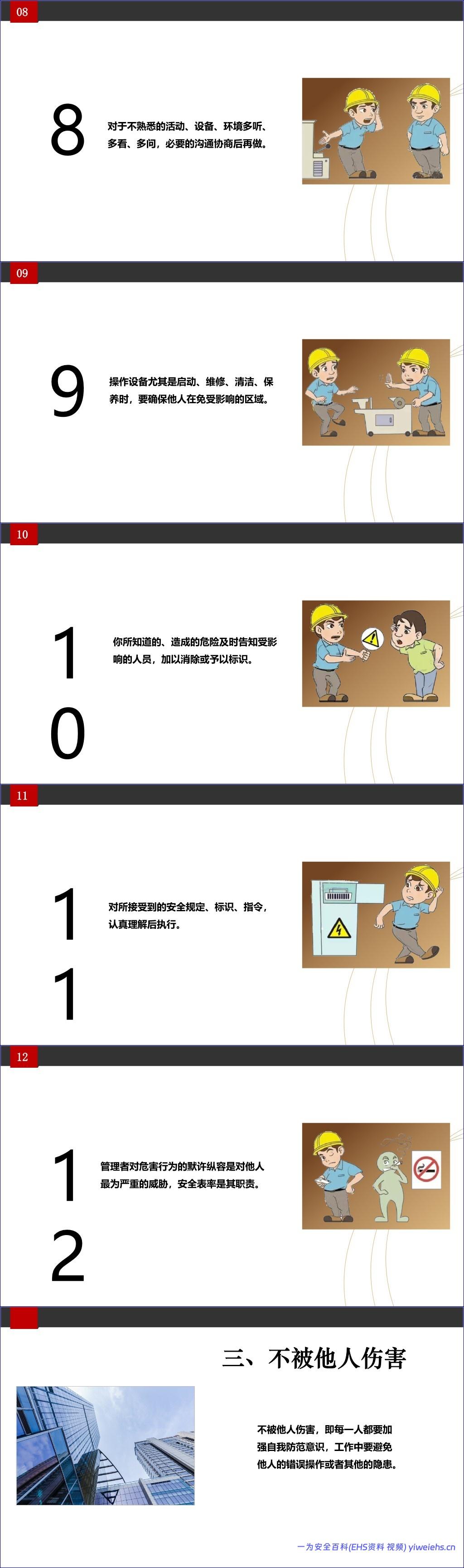 【PPT】全员学习八不伤害