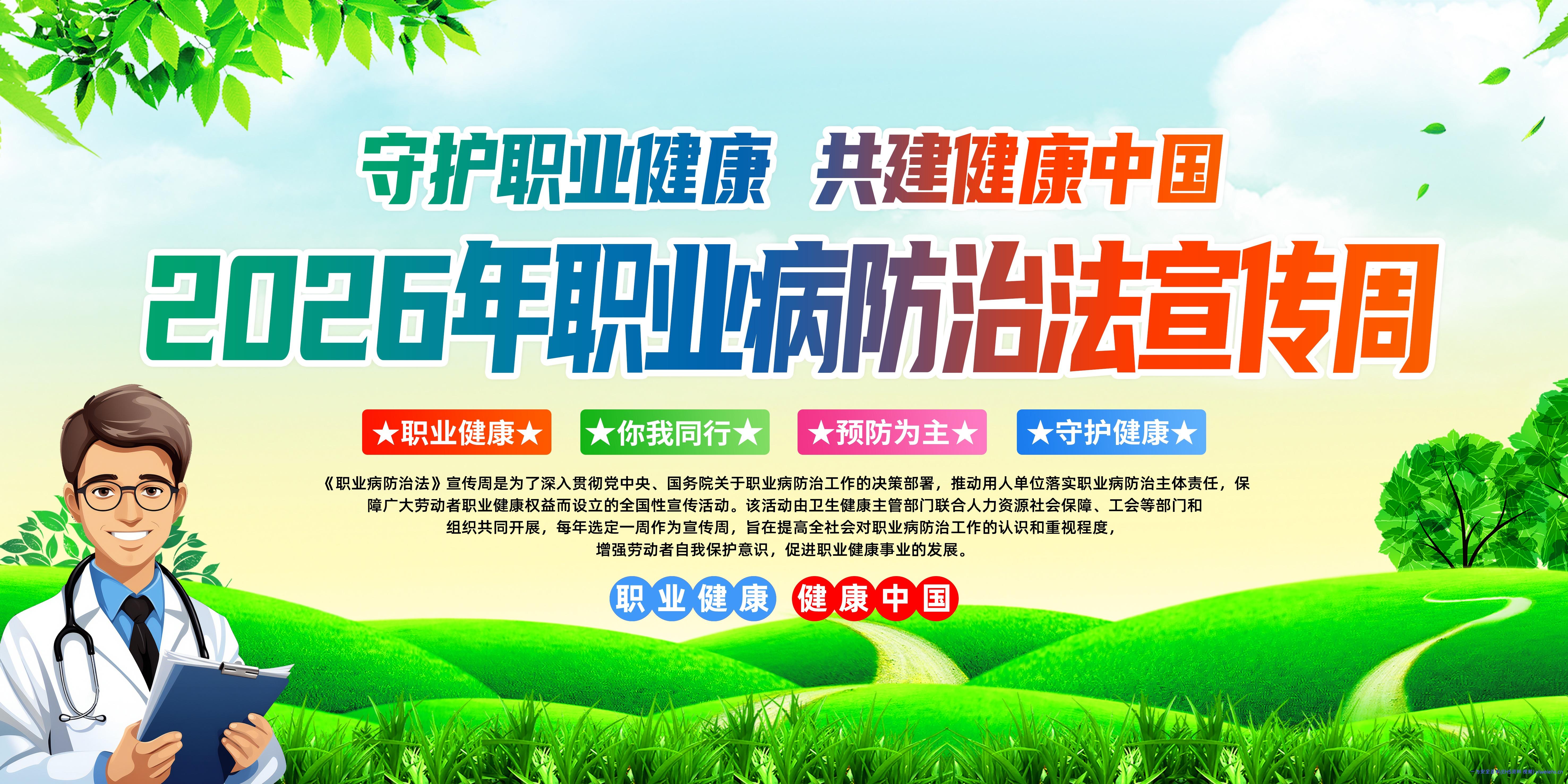 【PSD】2026职业病防治法宣传周