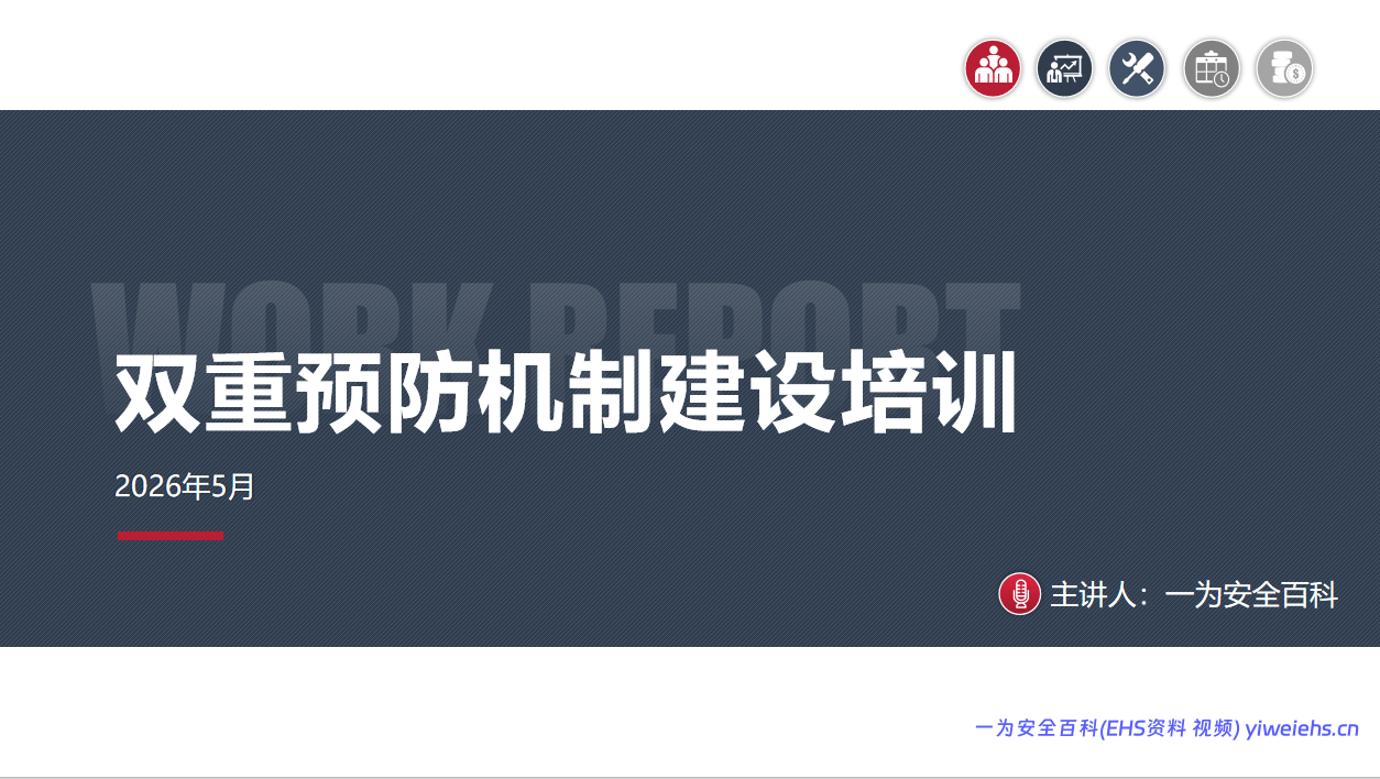 【PPT】2026企业双重预防机制建设培训