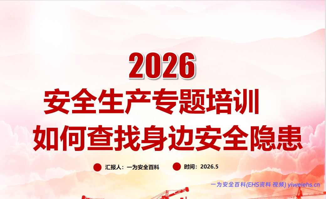 【PPT】发现不了隐患就是最大的隐患！