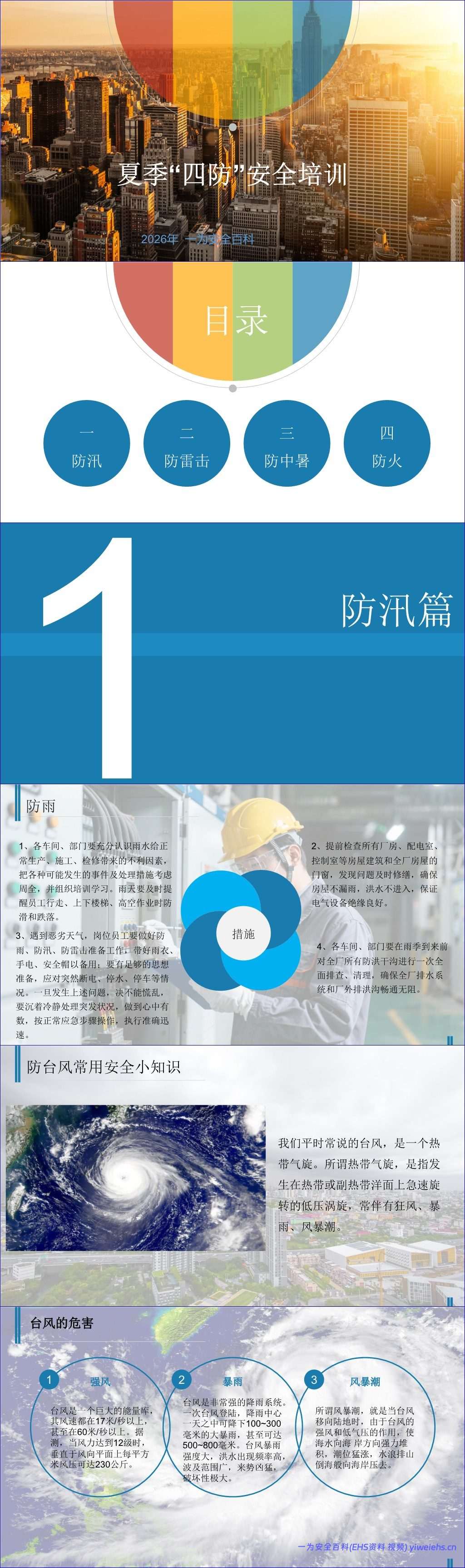 【PPT】夏季四防安全培训(更新完)