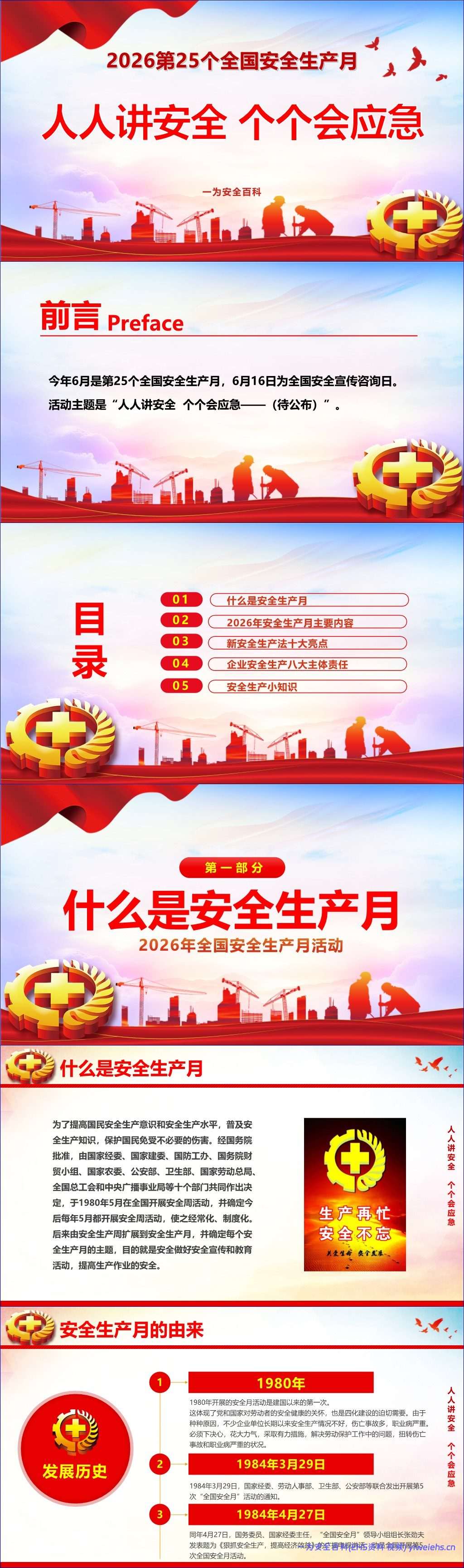 【PPT】2026年第25个全国安全生产月主题培训课件