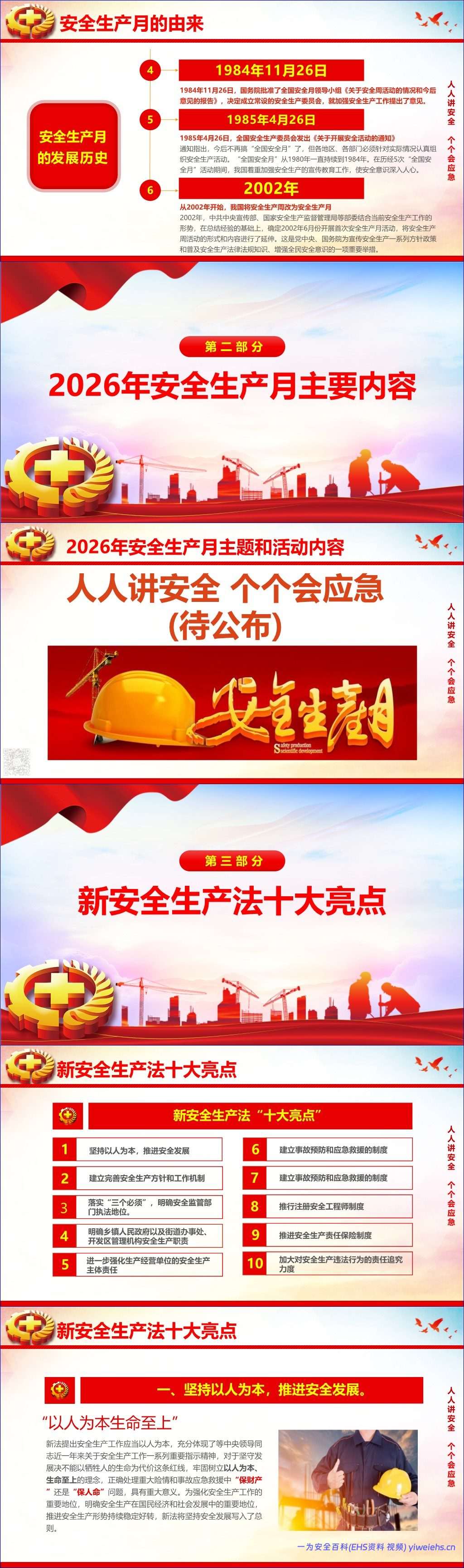 【PPT】2026年第25个全国安全生产月主题培训课件