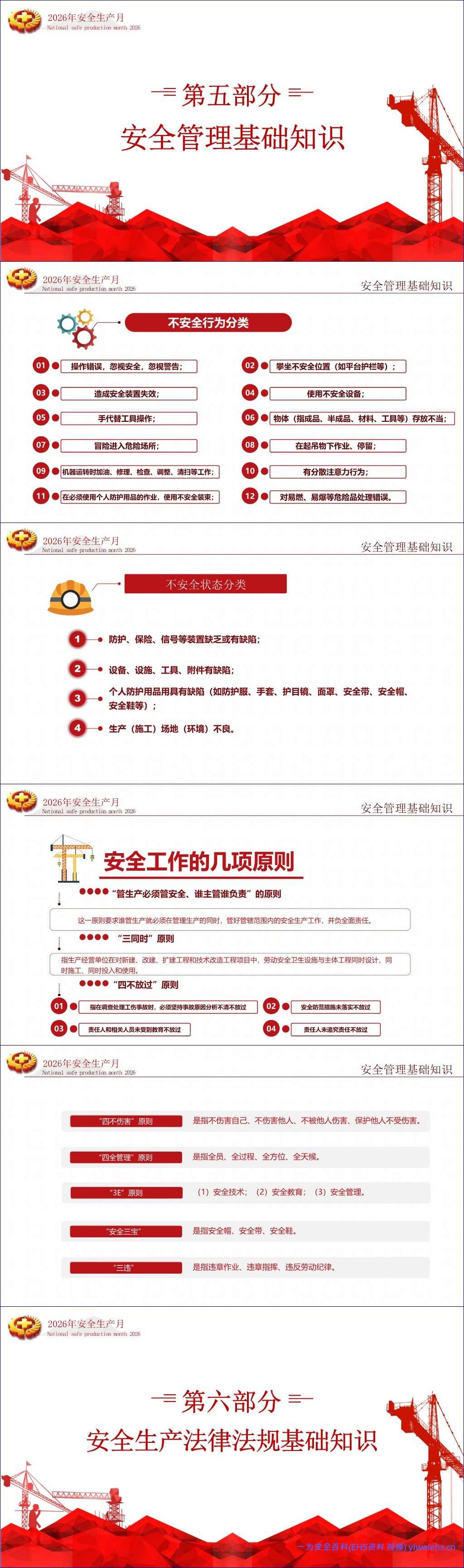 【PPT】2026安全生产月主题课件培训-58页