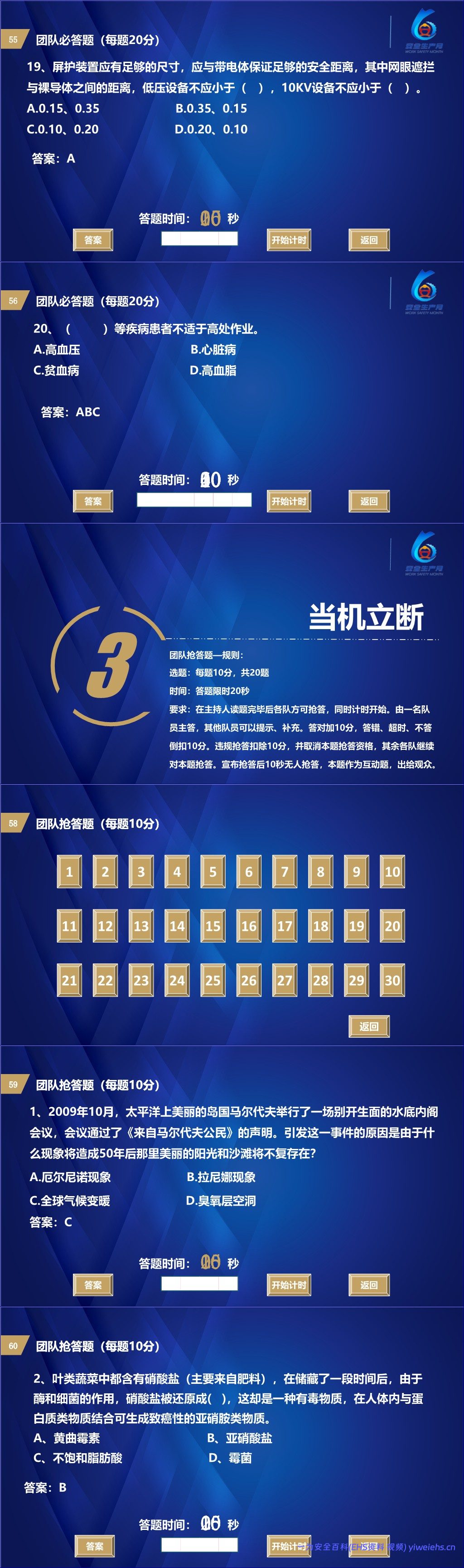 【PPT】2026安全生产月主题:安全知识竞赛丨138页