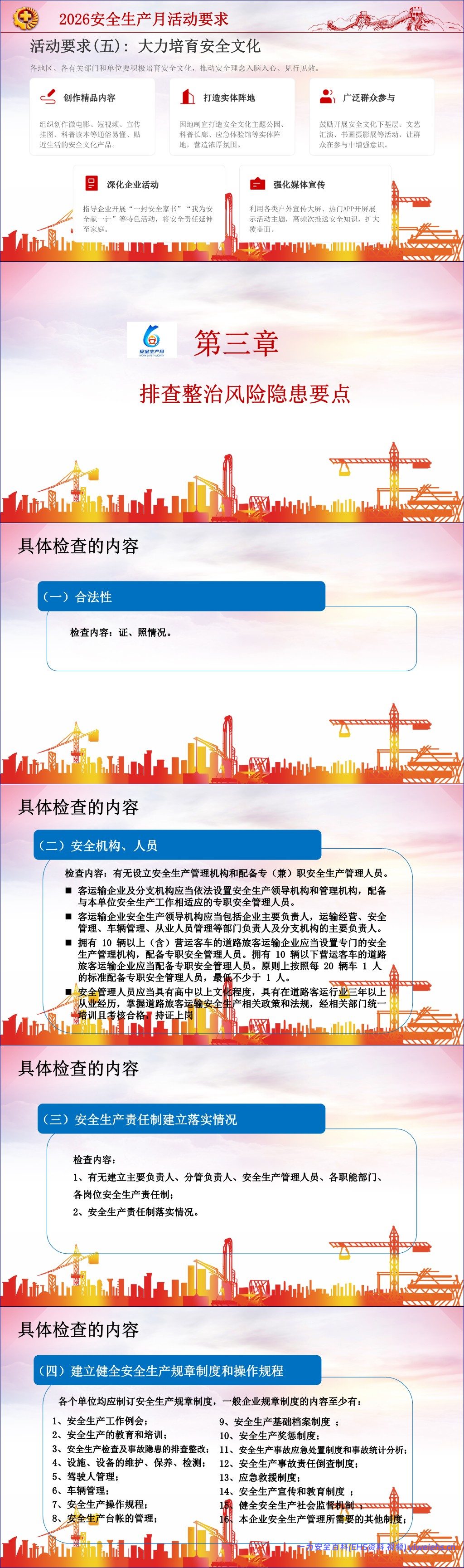 【PPT】2026年安全生产月活动主题宣贯(附2026年3起典型事故案例)-57页