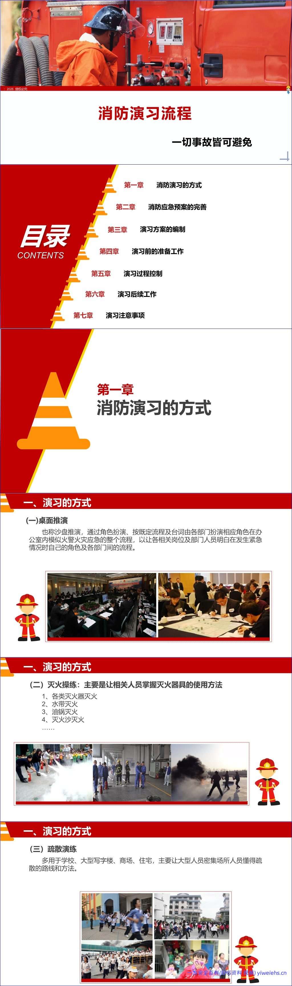 【PPT】2026年安全月超全的消防安全知识及消防演练流程丨93页
