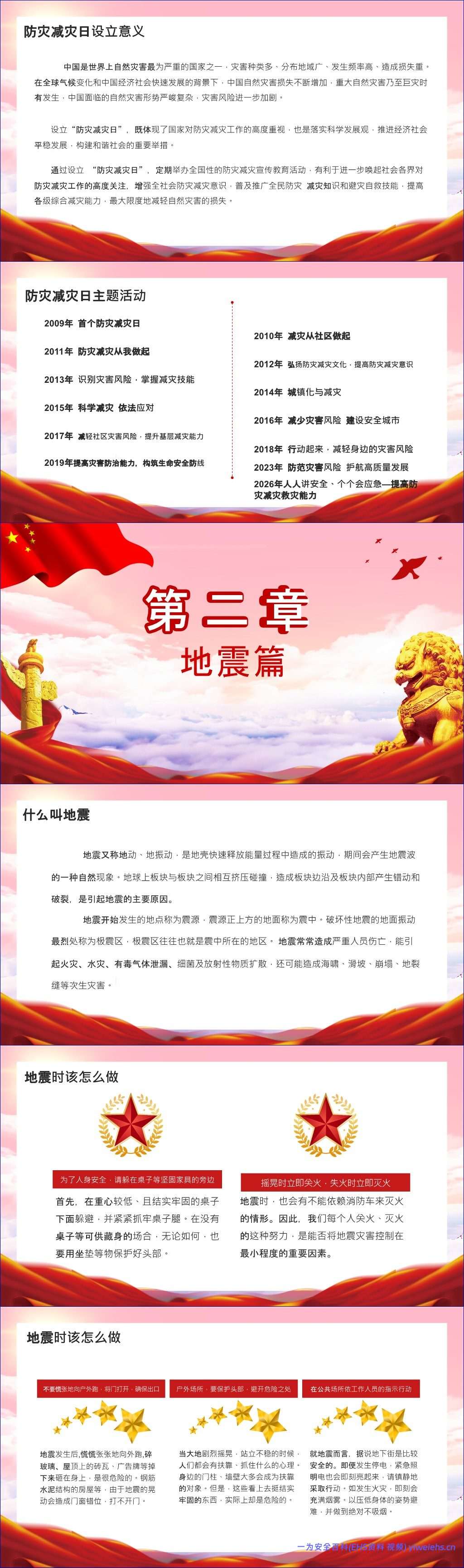 【PPT】2026全国防灾减灾日宣讲