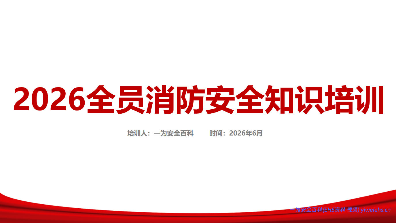 【PPT】2026全员消防安全知识培训-附近期典型火灾案例