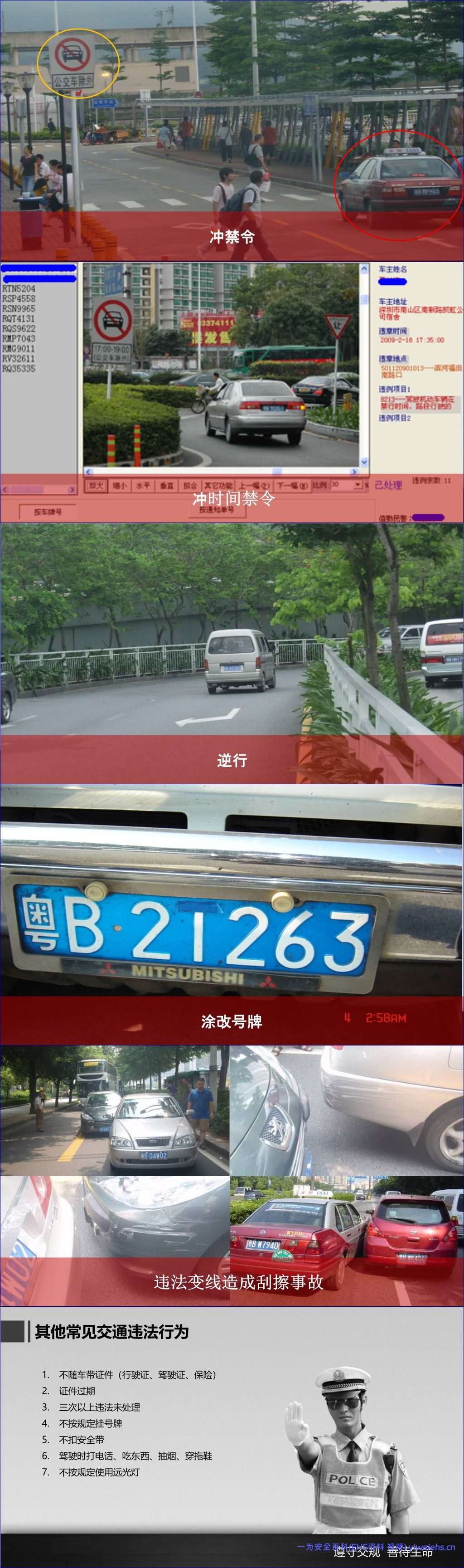 【PPT】交通安全知识培训