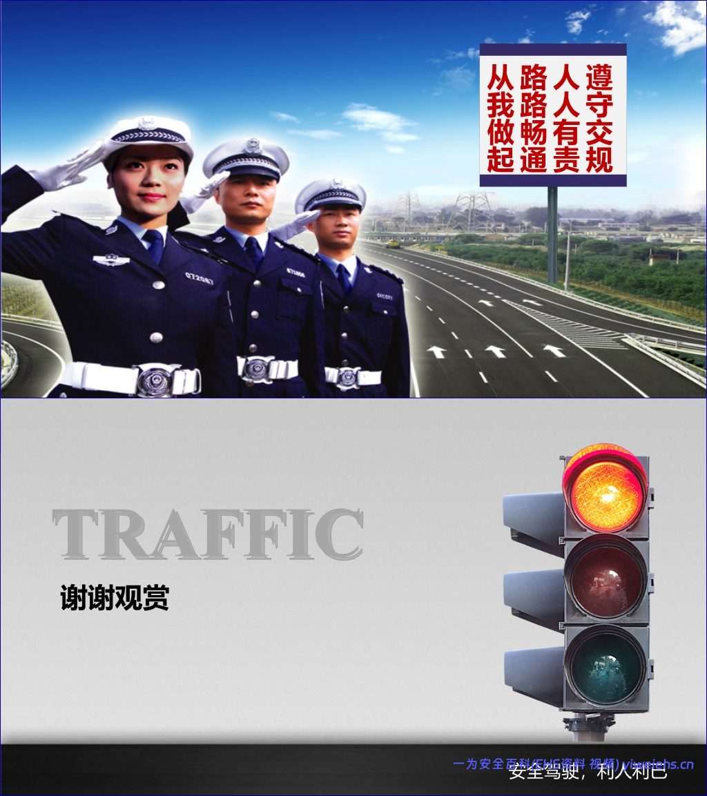 【PPT】交通安全知识培训