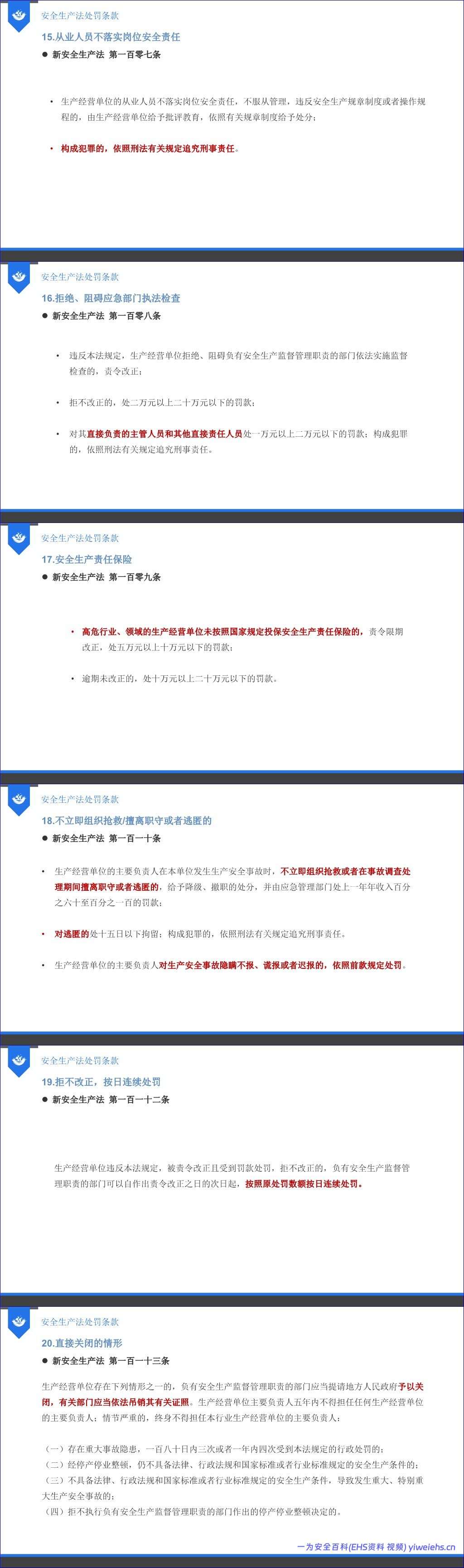 【PPT】安全生产法律法规培训