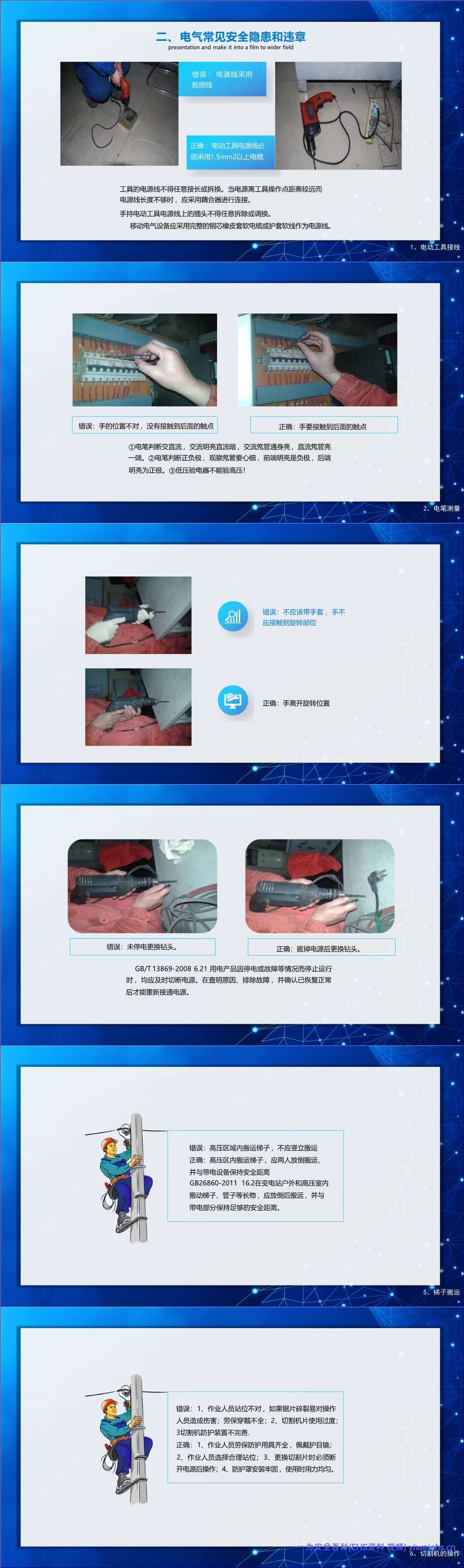 【PPT】电气常见安全隐患培训