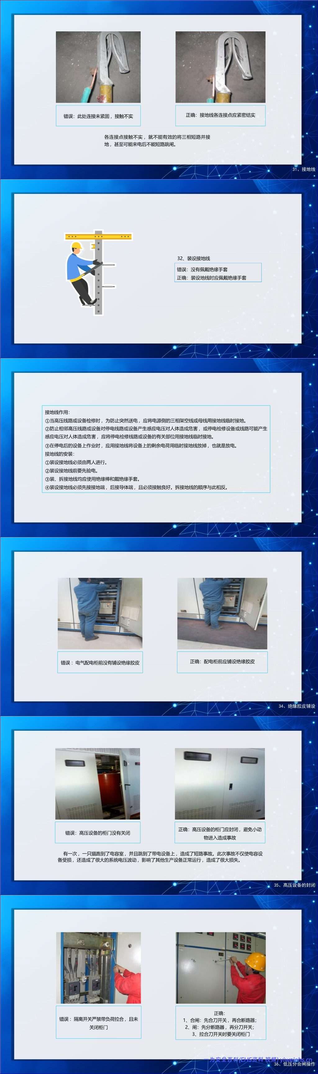 【PPT】电气常见安全隐患培训