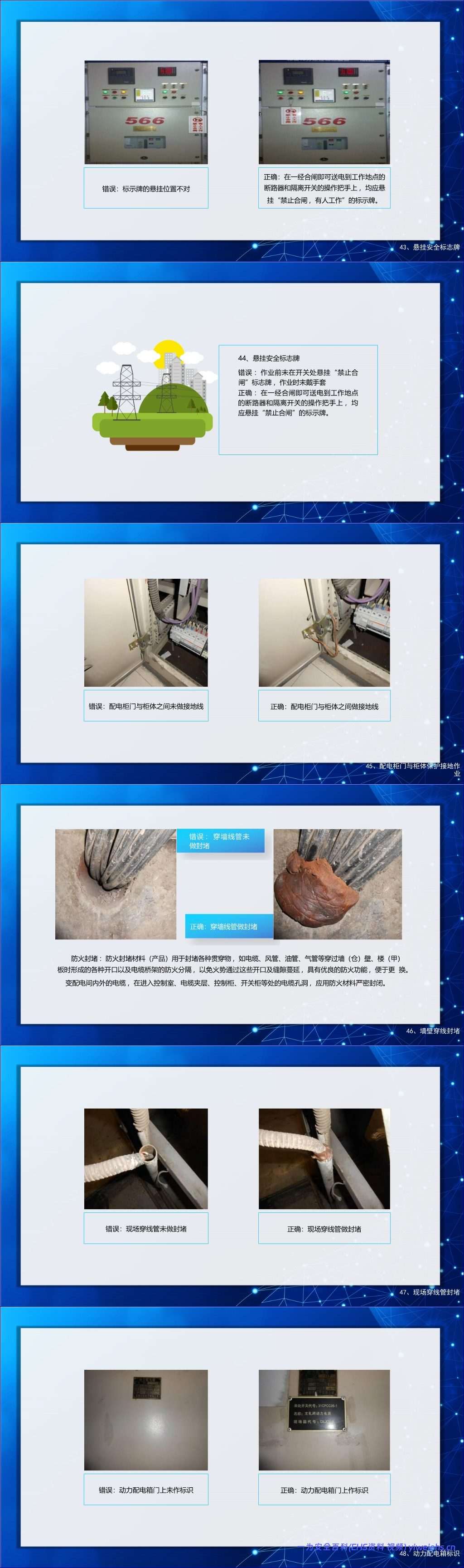 【PPT】电气常见安全隐患培训