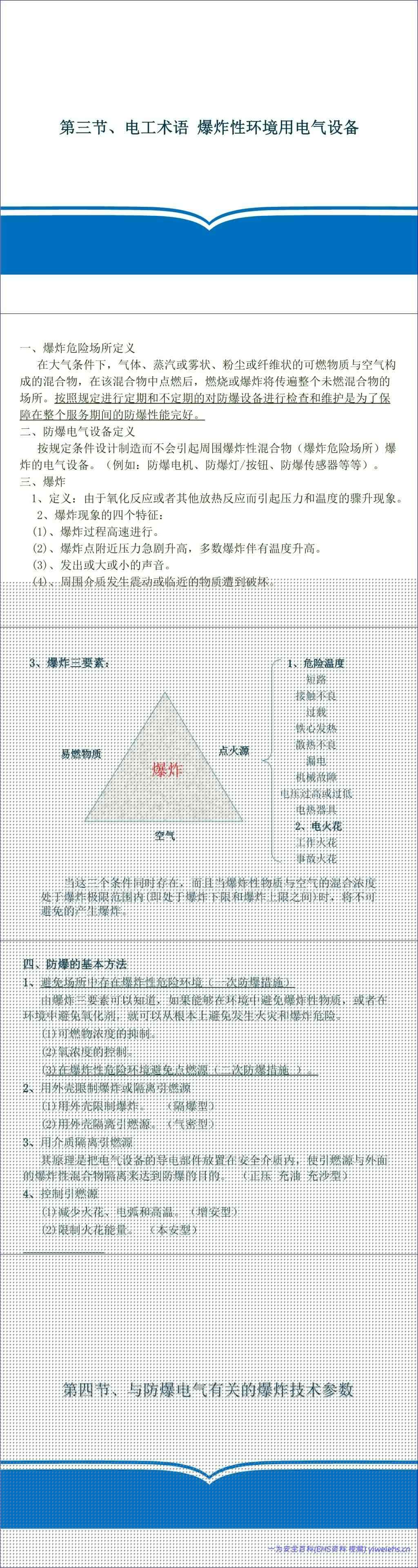 【PPT】防爆电气专业知识讲解