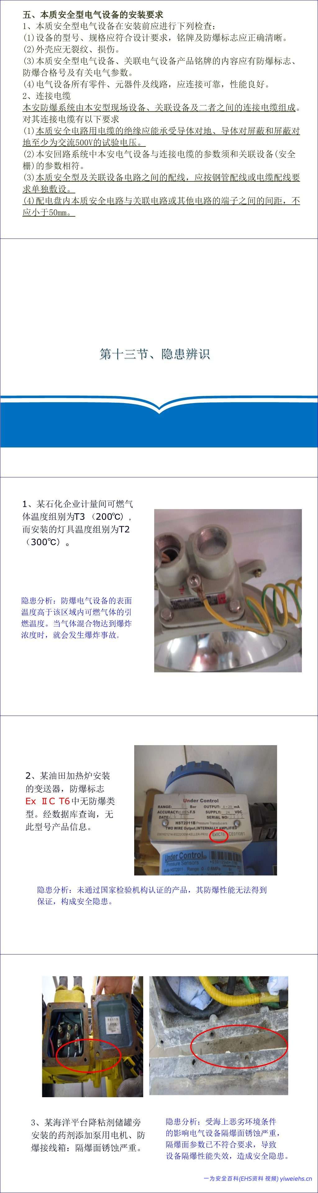 【PPT】防爆电气专业知识讲解