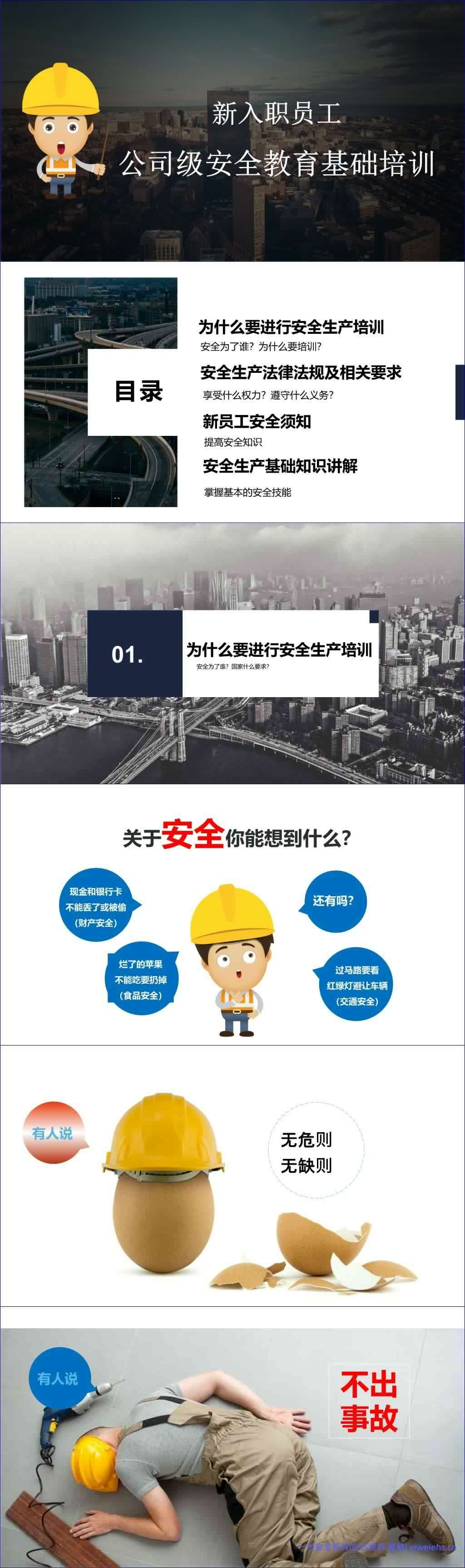 【PPT】新员工入职公司级安全培训