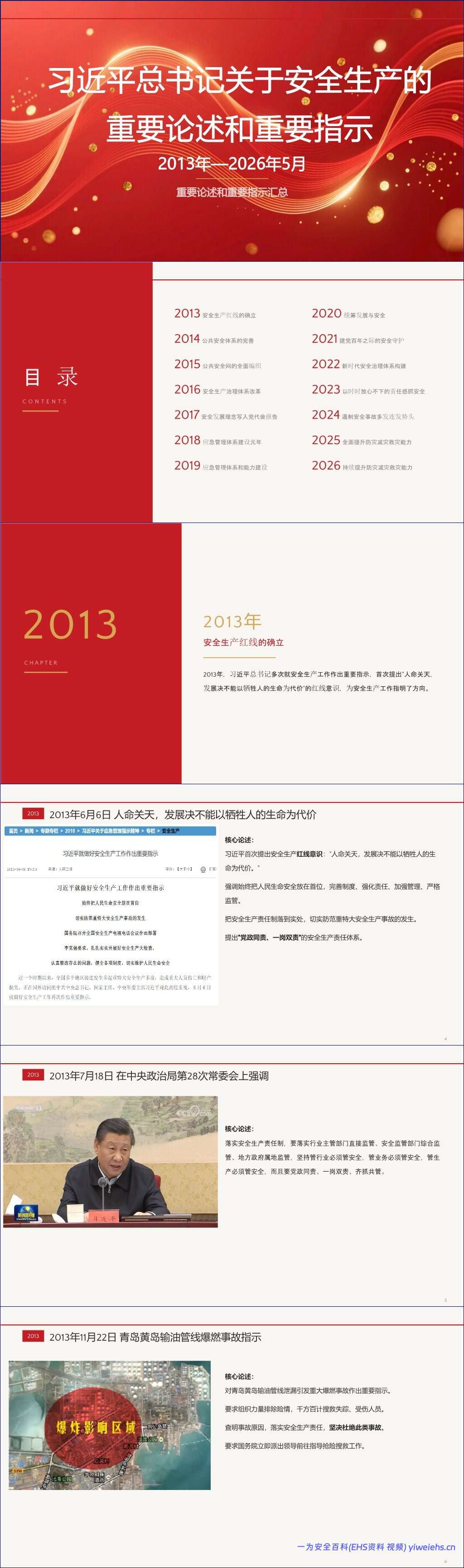 【PPT】习近平总书记关于安全生产的重要论述和重要指示汇总(更新中)