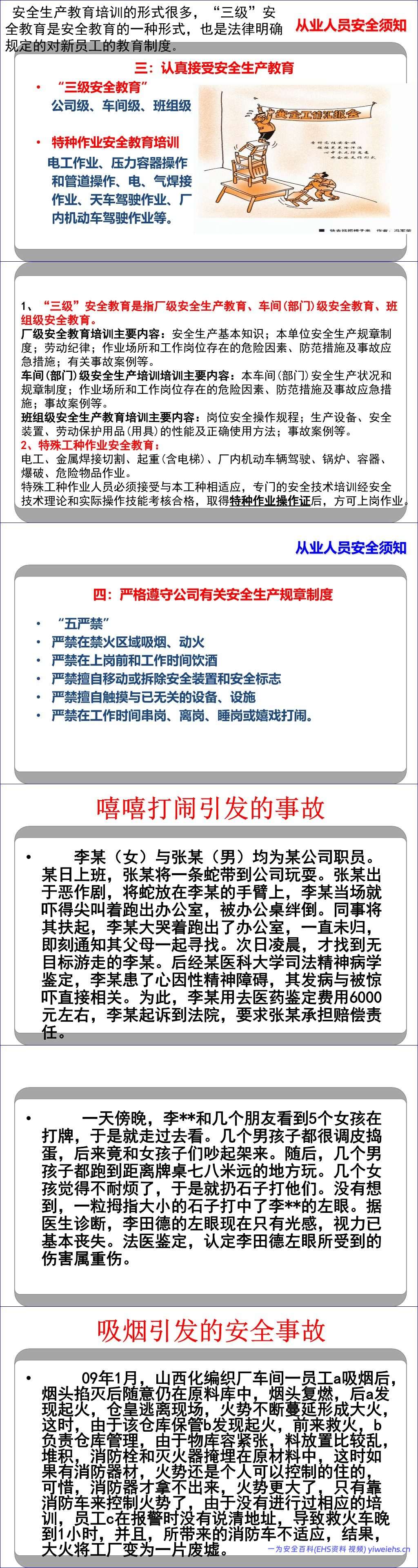 【PPT】最新最全面的企业安全生产培训PPT