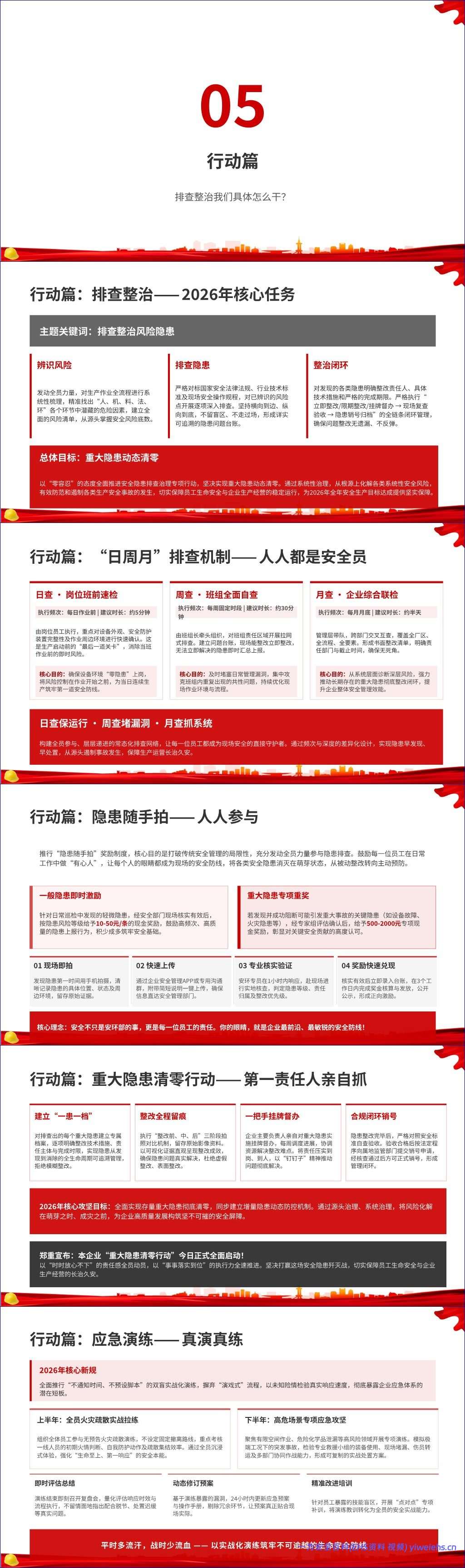 【PPT】安全生产月企业负责人安全公开课页