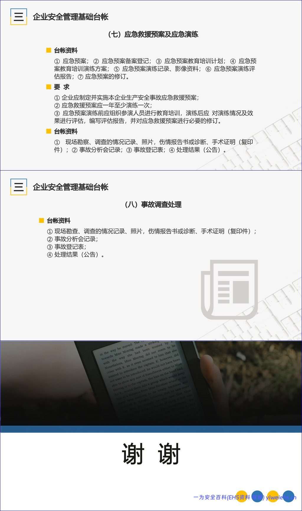 【PPT】如何建立安全管理基础台账专题培训
