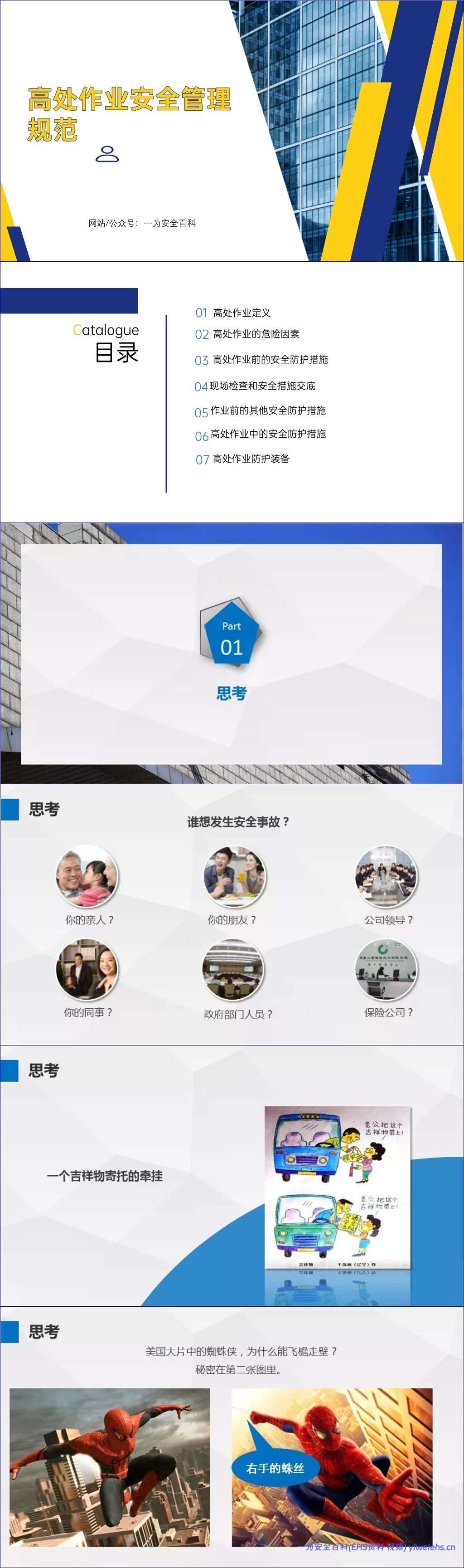 【PPT】高处作业安全管理规范
