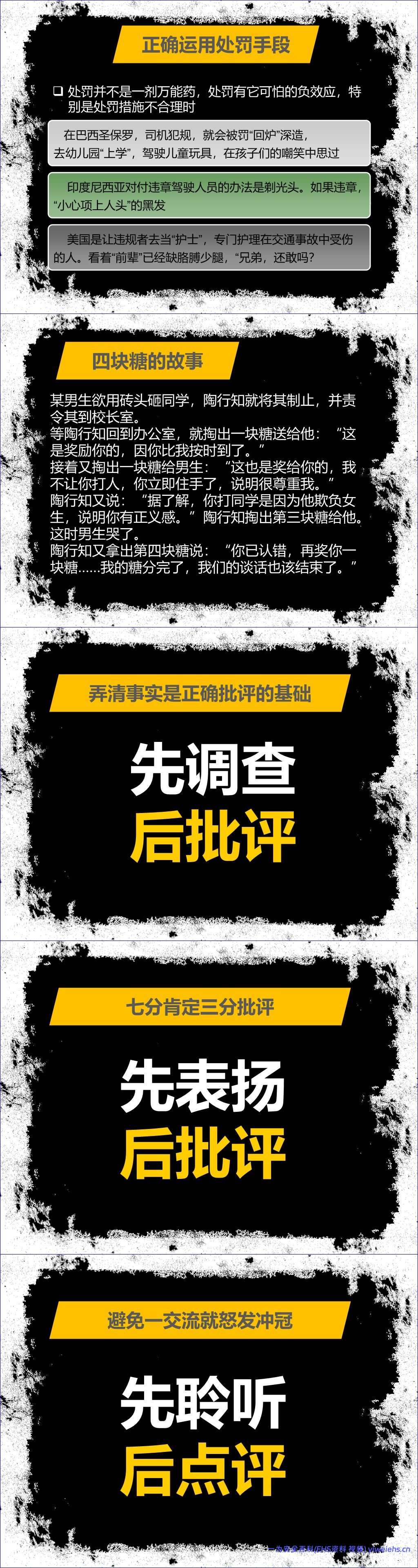 【PPT】安全管理要注意批评的艺术