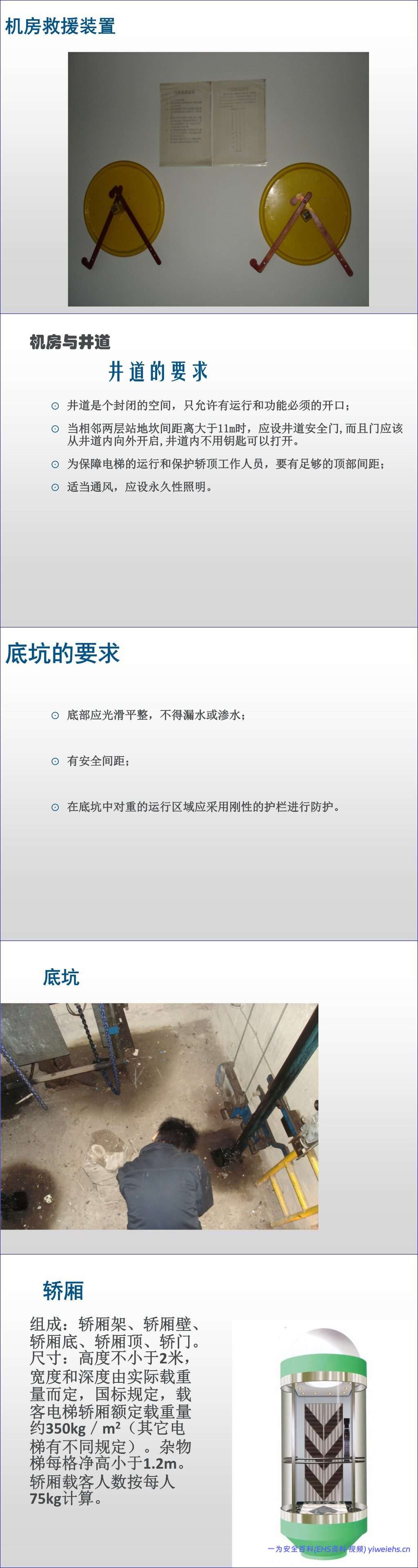 【PPT】电梯基本工作原理及安全防护