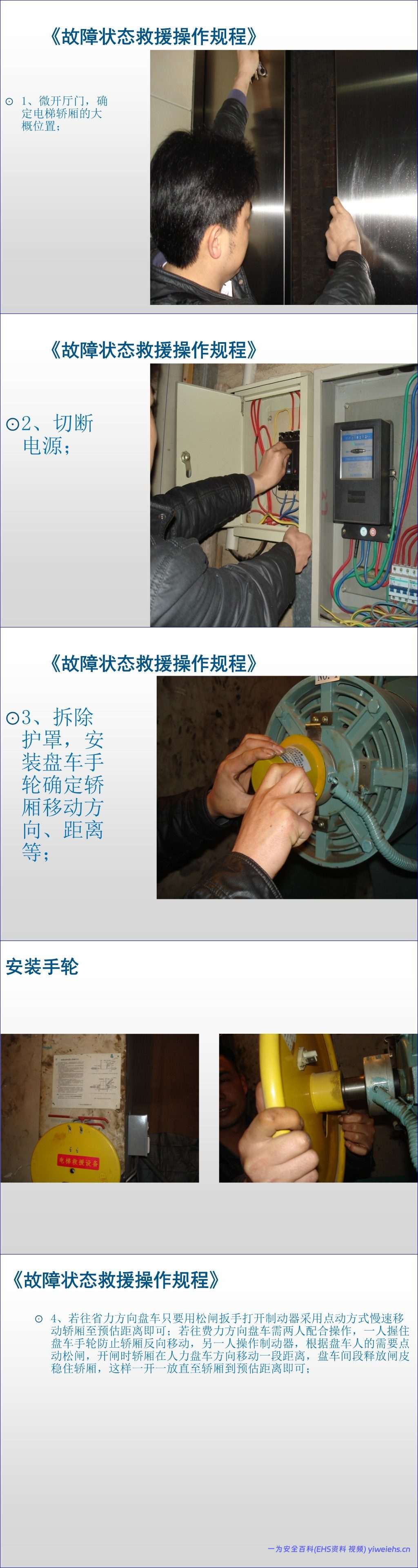 【PPT】电梯基本工作原理及安全防护