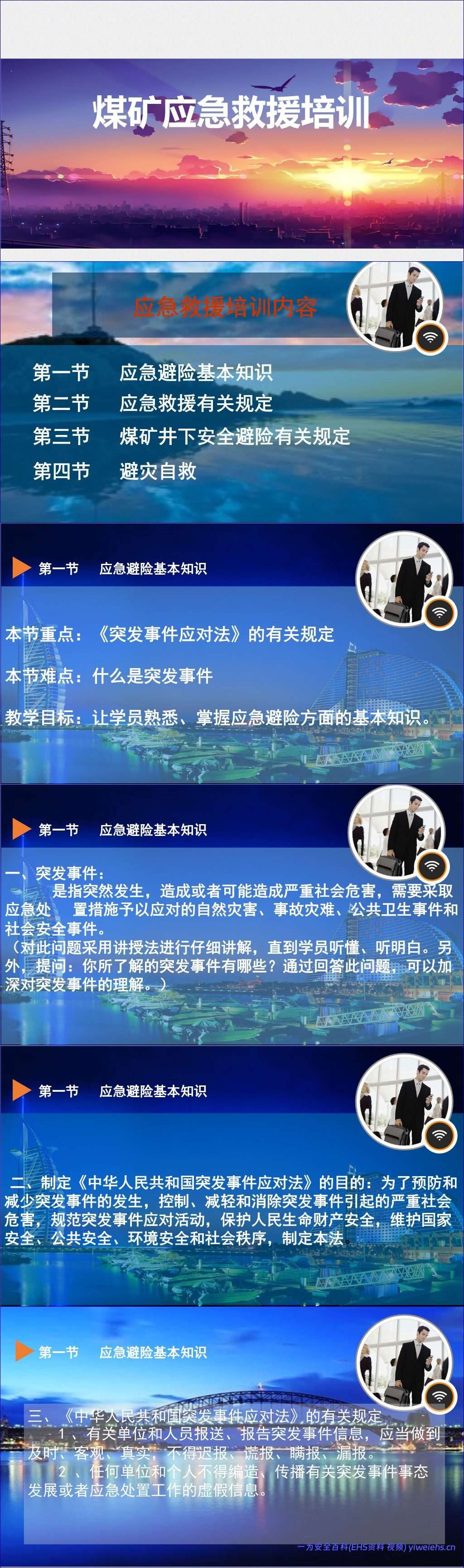 【PPT】煤矿应急救援培训