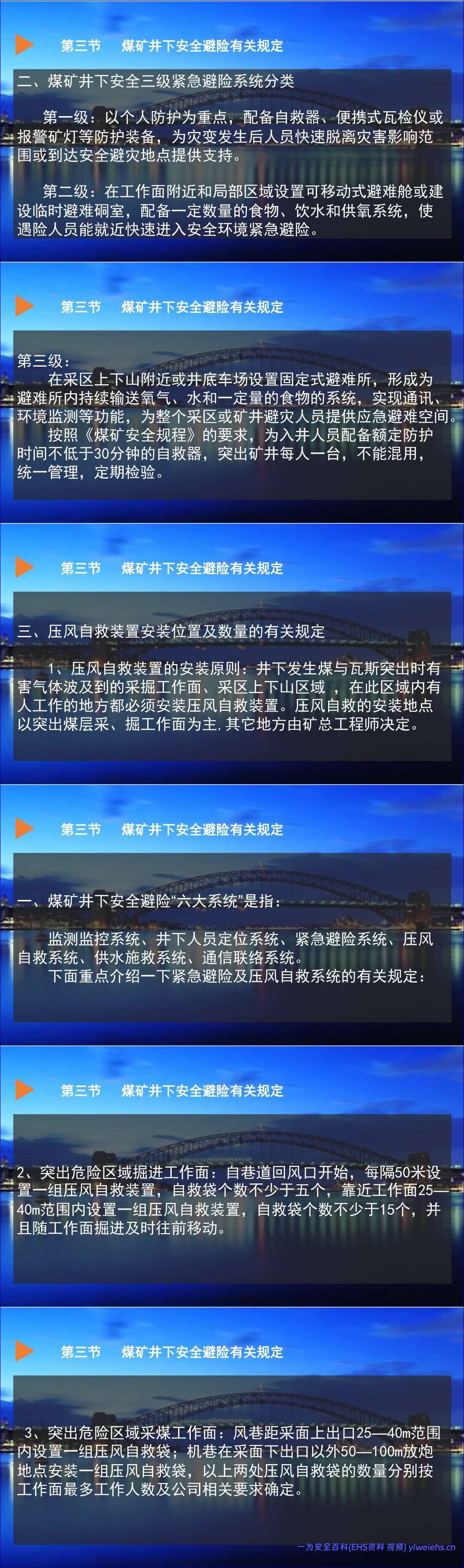 【PPT】煤矿应急救援培训