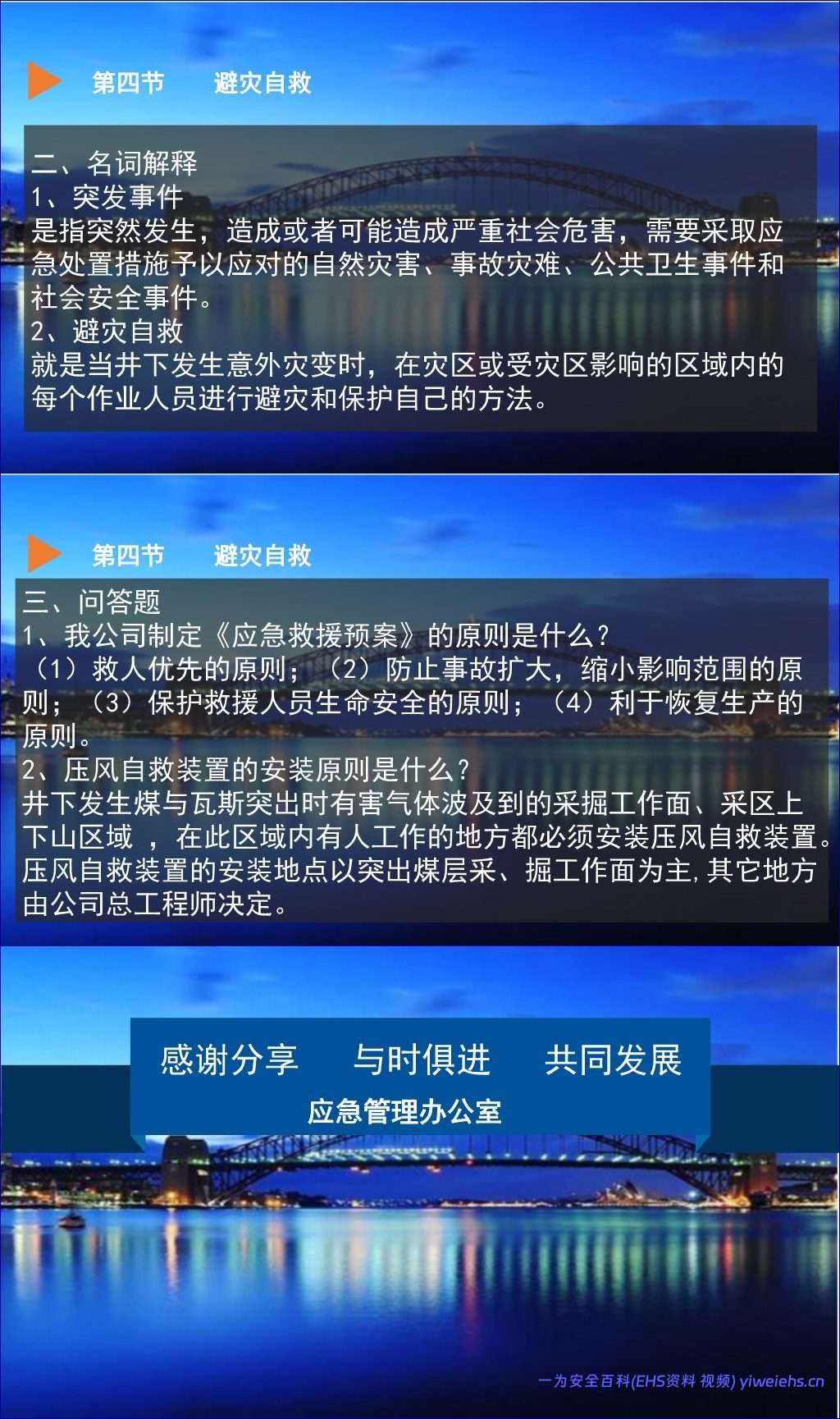 【PPT】煤矿应急救援培训
