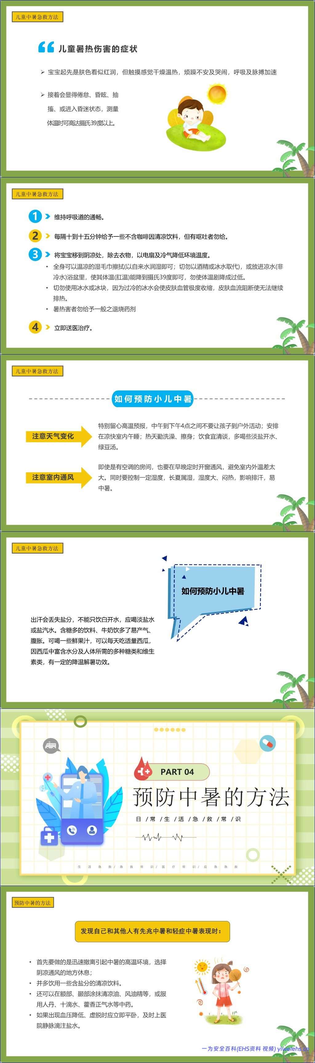 【PPT】现场急救之中暑急救