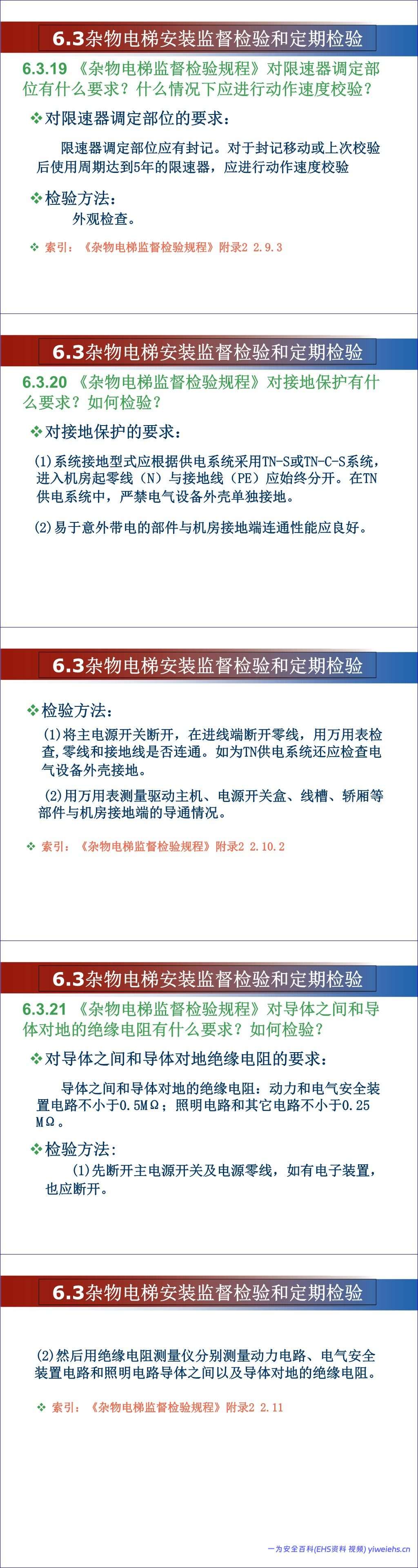 【PPT】杂物电梯安全培训