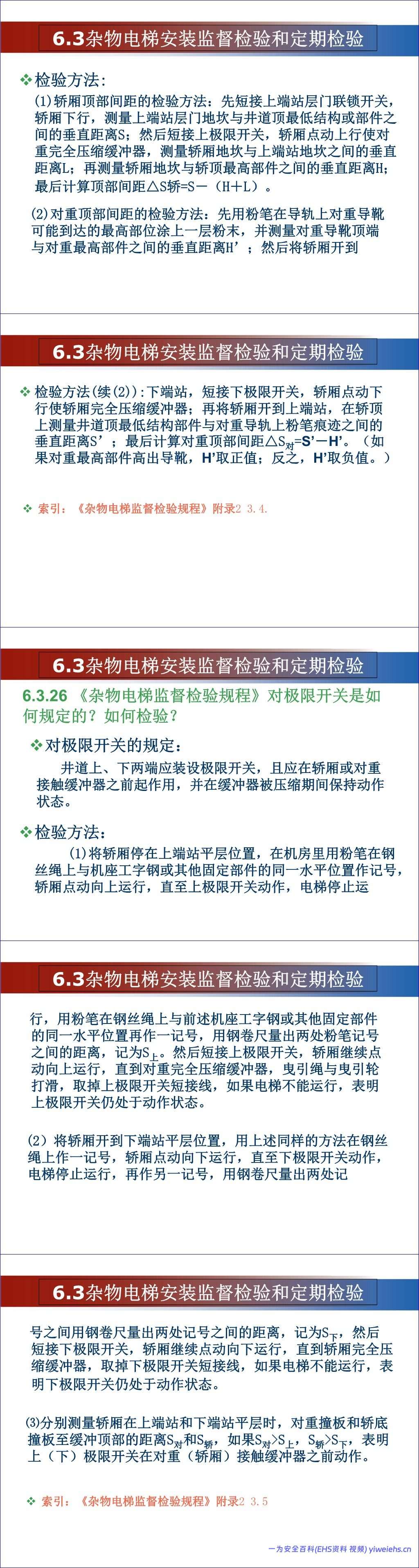 【PPT】杂物电梯安全培训