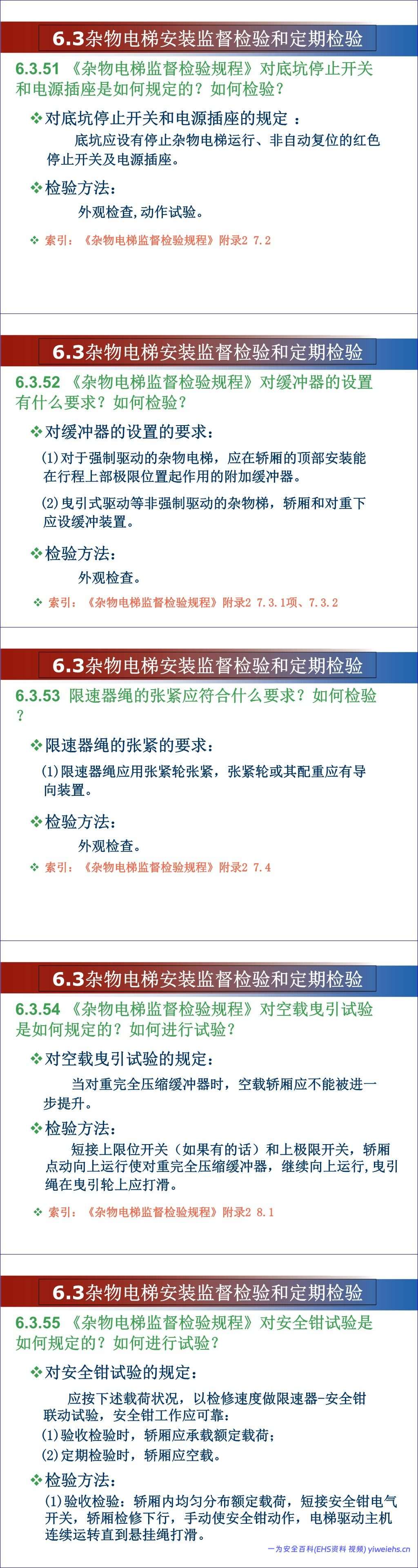 【PPT】杂物电梯安全培训