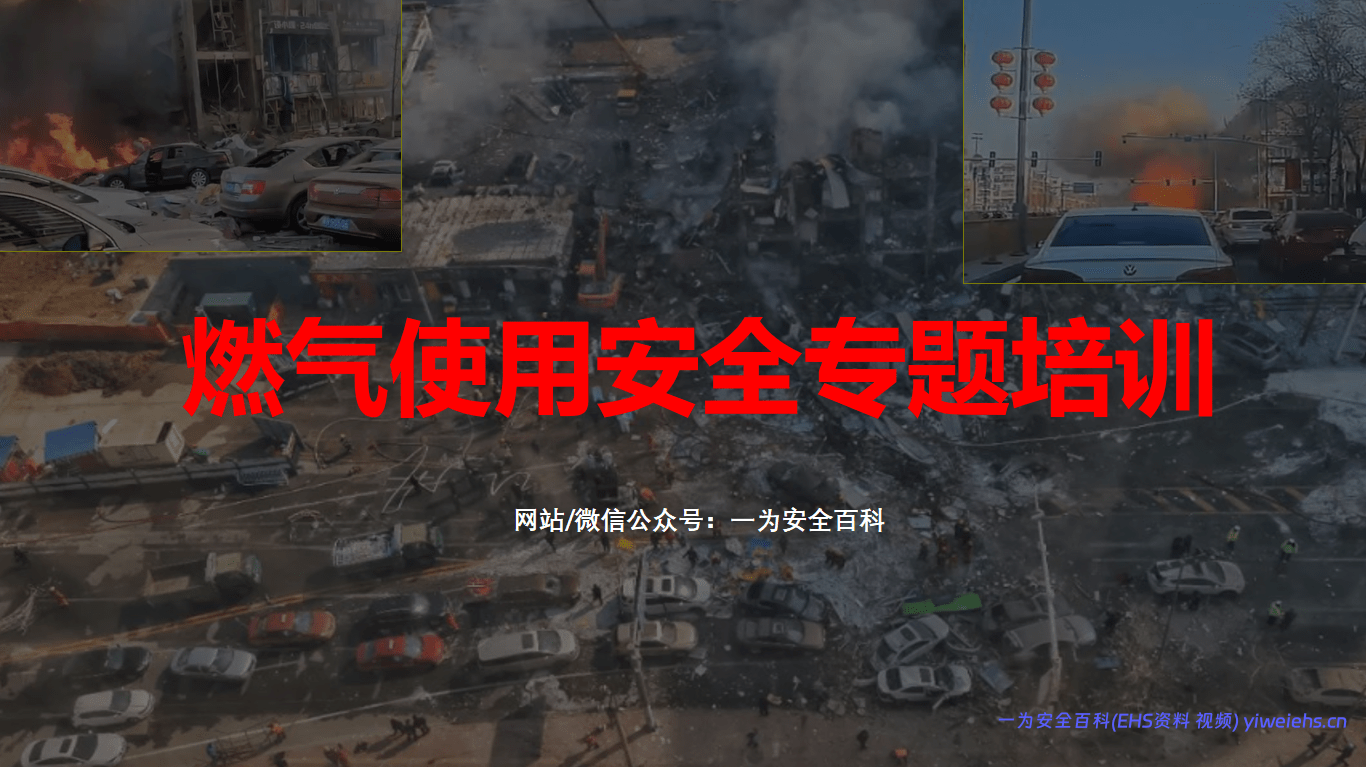 【PPT】燃气使用安全专题培训
