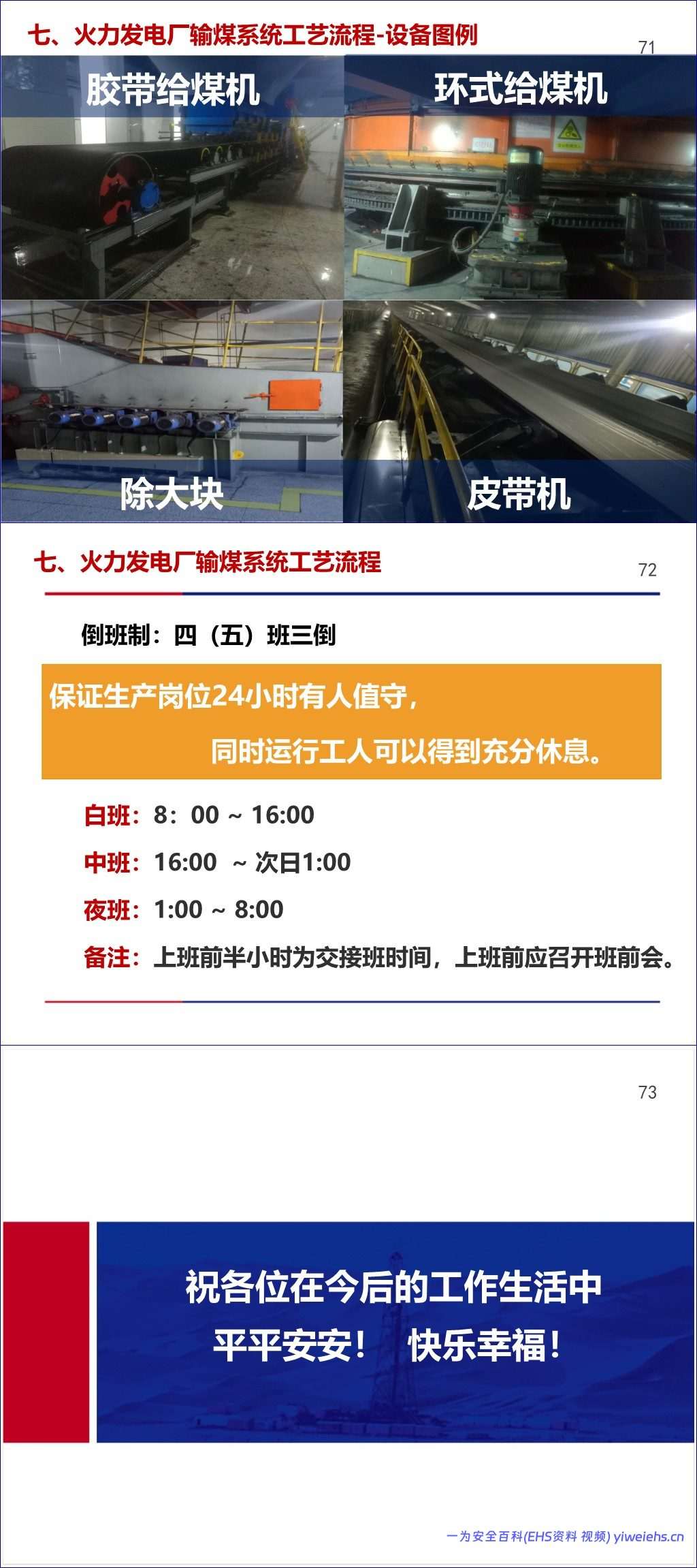 【PPT】火力发电企业新员工入场安全教育培训