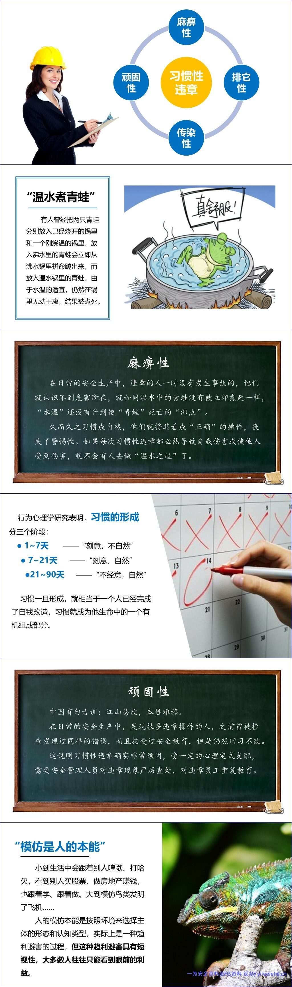 【PPT】习惯性违章发生的原因分析及对策研究