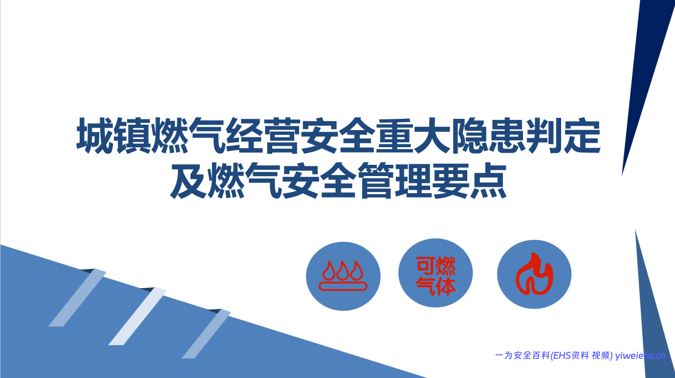 【PPT】城镇燃气经营安全重大隐患判定及燃气安全管理要点-47页