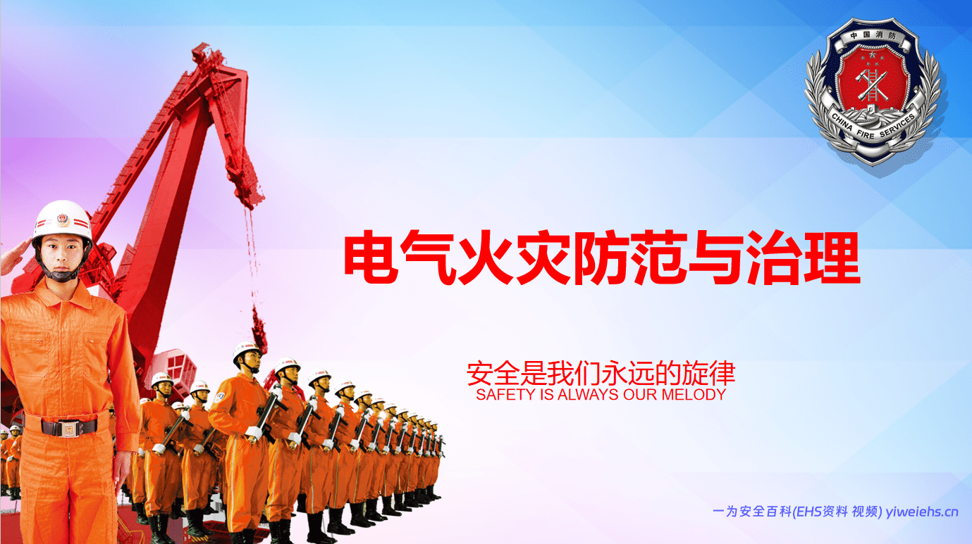 【PPT】电气火灾防范治理