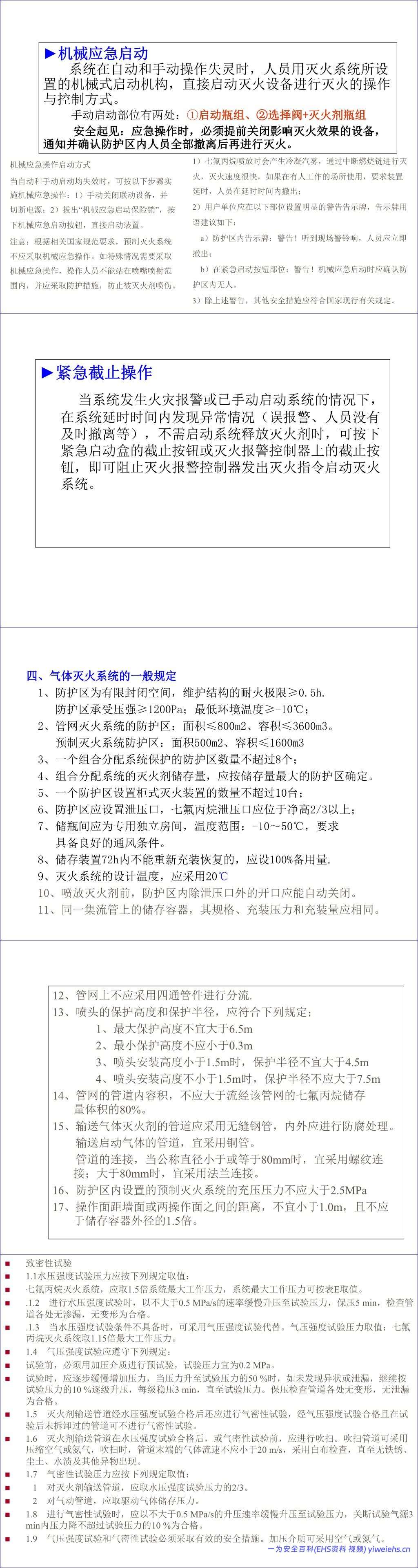 【PPT】七氟丙烷灭火系统培训