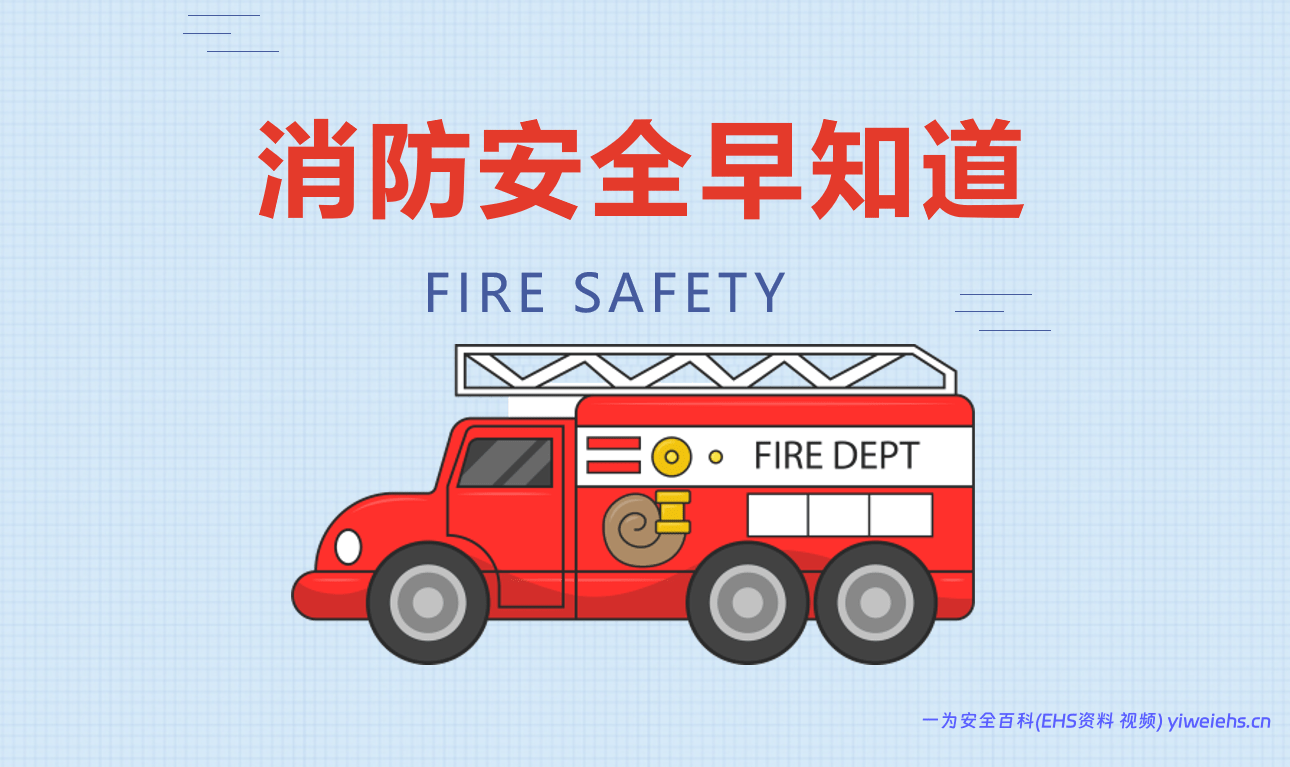 【PPT】《消防安全早知道》班会课件