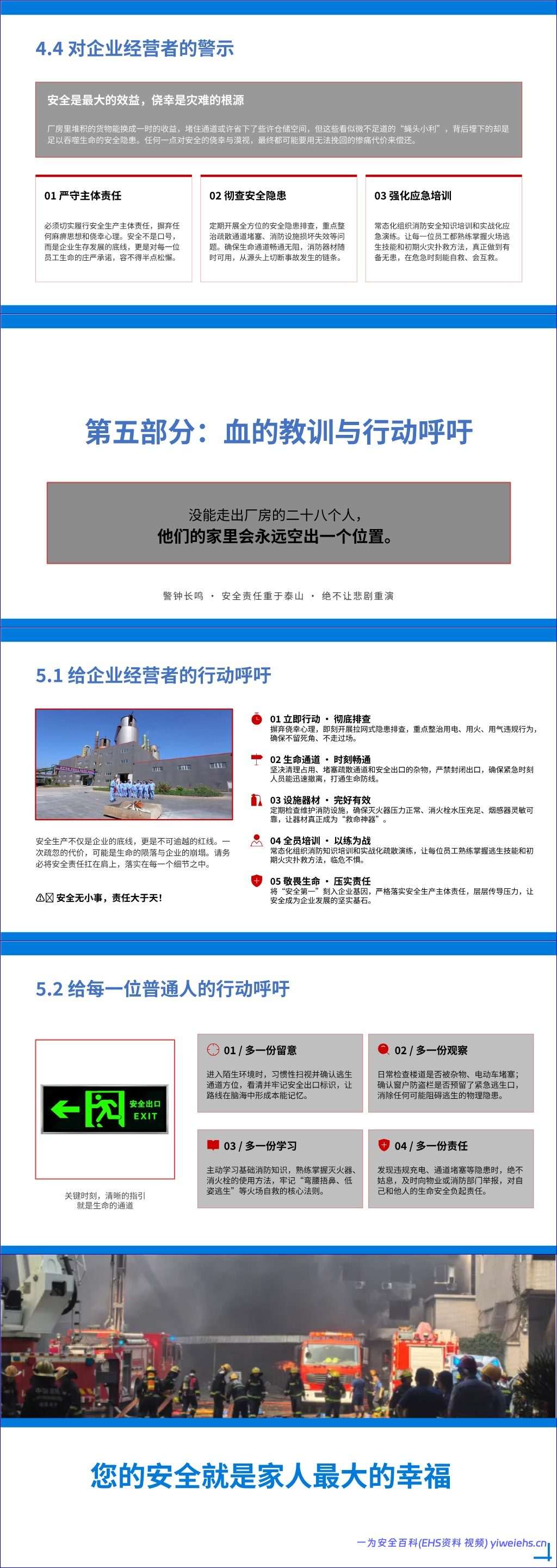 【PPT】《福建泉州晋江鞋厂火灾事故反思》警示教育培训