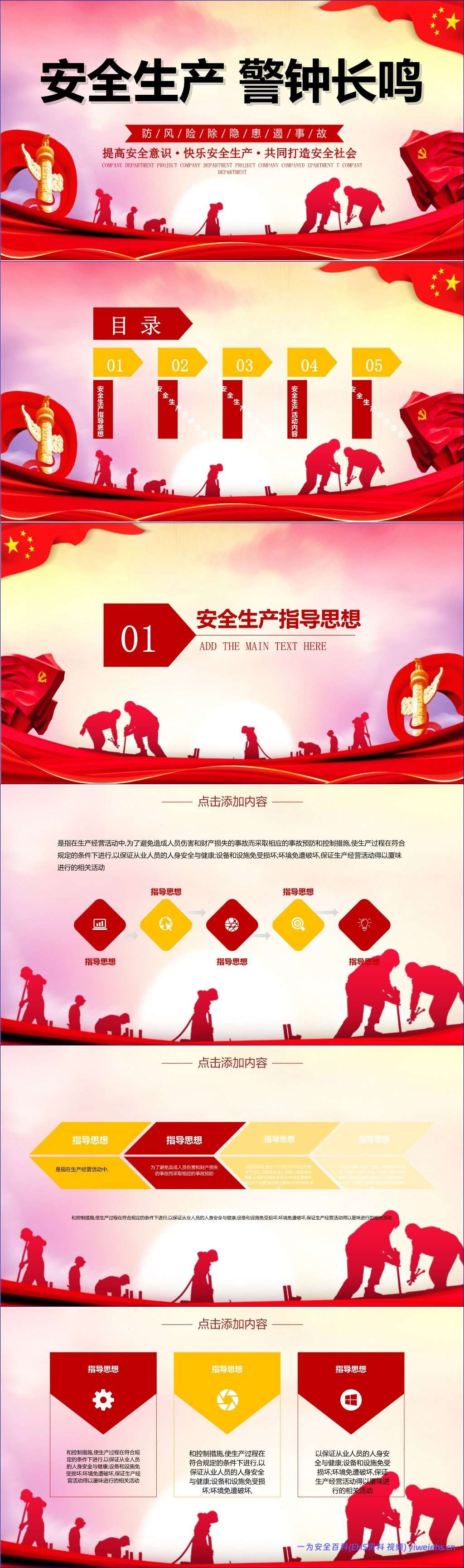 【PPT】安全生产警钟长鸣