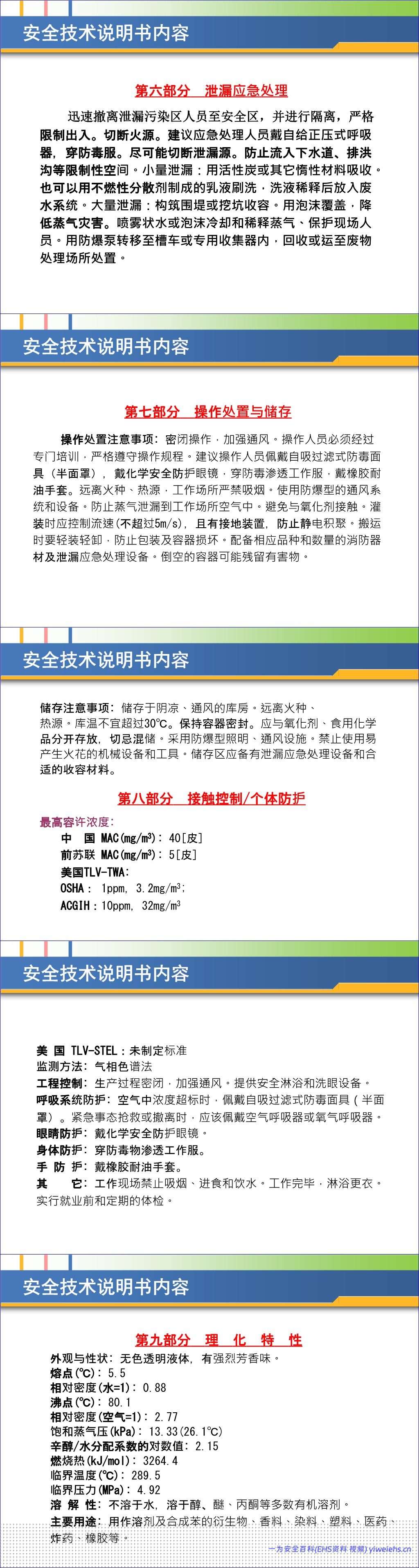 【PPT】危险化学品基础知识培训课件
