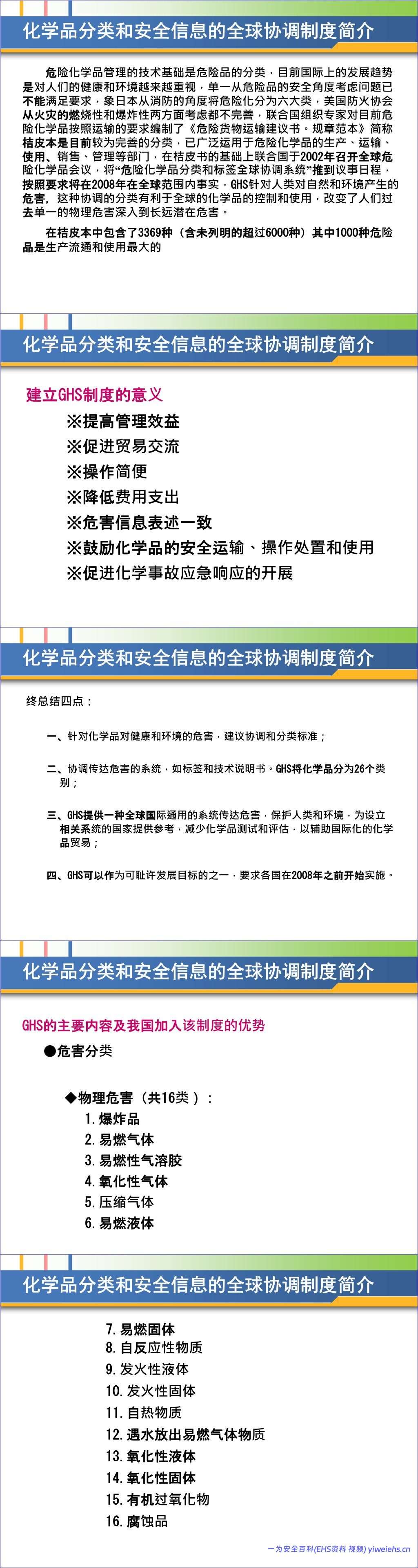 【PPT】危险化学品基础知识培训课件