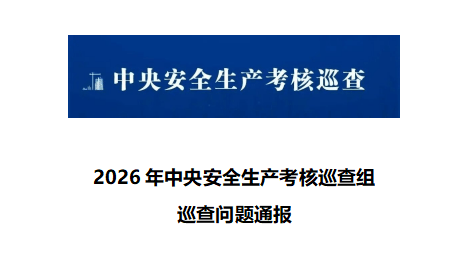【Word】中央安全生产考核巡查组问题通报（2026年更新）150 页