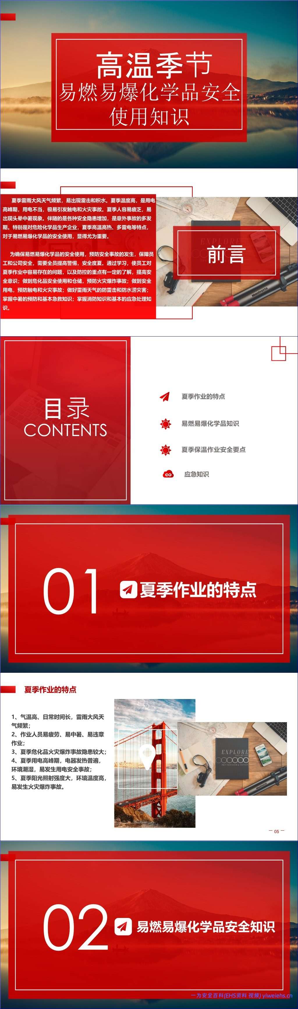 【PPT】高温季节易燃易爆化学品安全知识